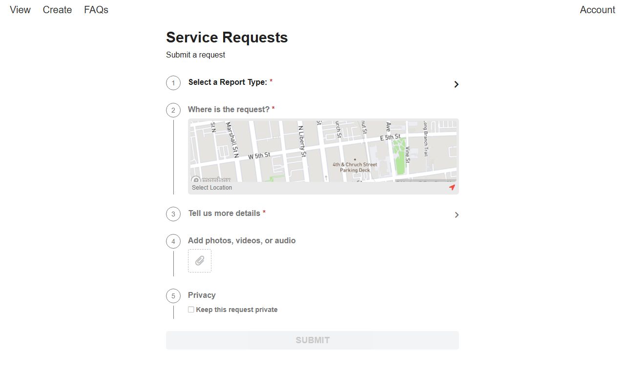 Winston-Salem phone directory CitySource CityLink request workflow